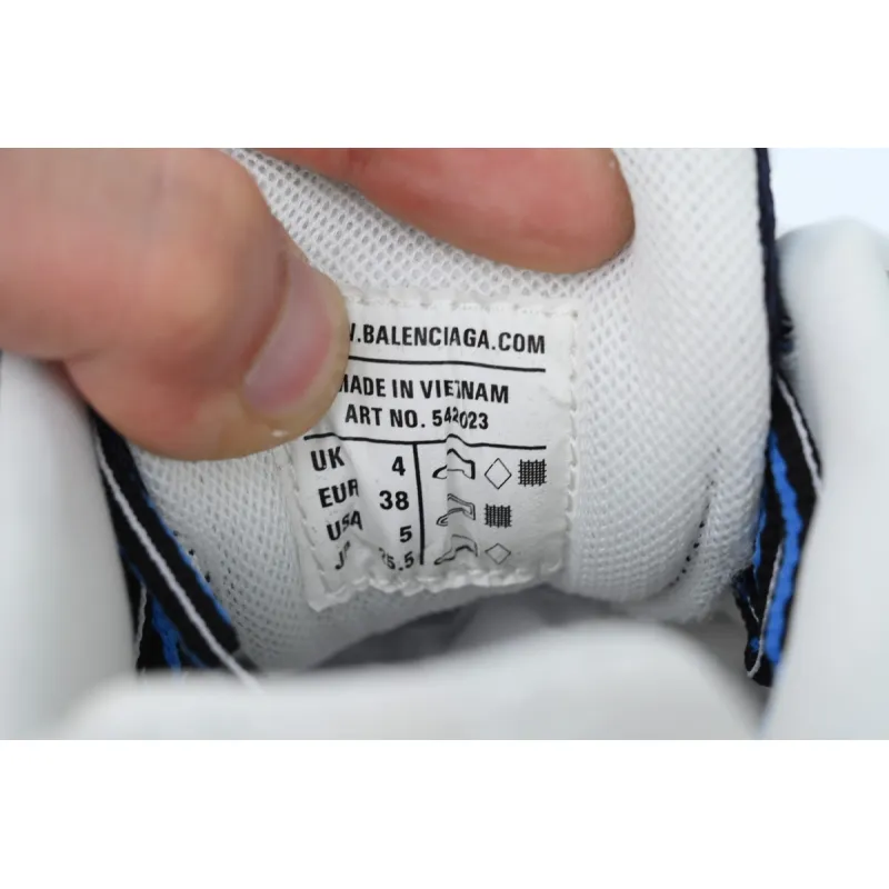 Balenciaga Track Sneaker White Grey Blue