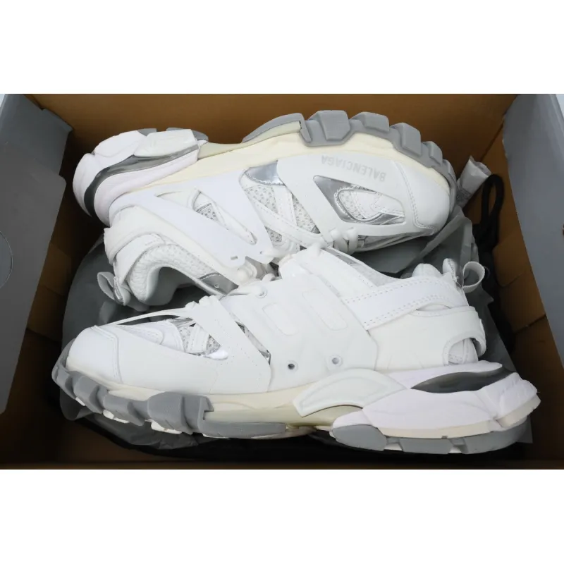 Balenciaga Track Sneaker White Grey SilverTotal 12 items 542436 W2FSC 9081