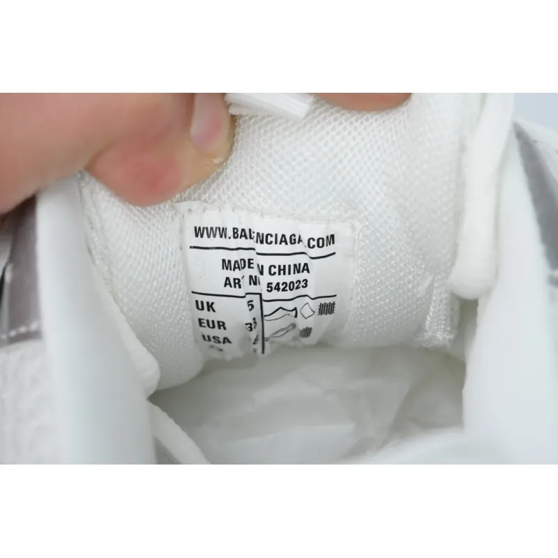 Balenciaga Track Sneaker White Grey SilverTotal 12 items 542436 W2FSC 9081