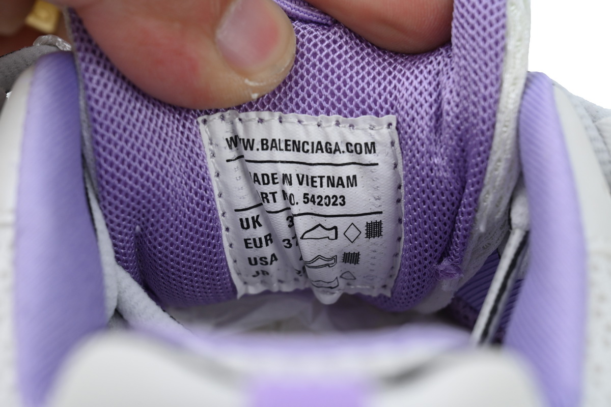 Balenciaga Track Sneaker White Purple