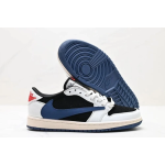 LJR Batch Travis Scott x Air Jordan 1 Low White black blue