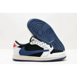 LJR Batch Travis Scott x Air Jordan 1 Low White black blue