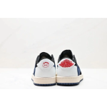 LJR Batch Travis Scott x Air Jordan 1 Low White black blue