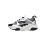 PK God Batch Dior Black Grey Silver 'B22' Sneakers Cream
