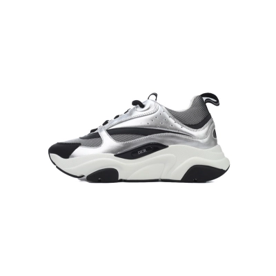 PK God Batch Dior Black Grey Silver 'B22' Sneakers Cream 01
