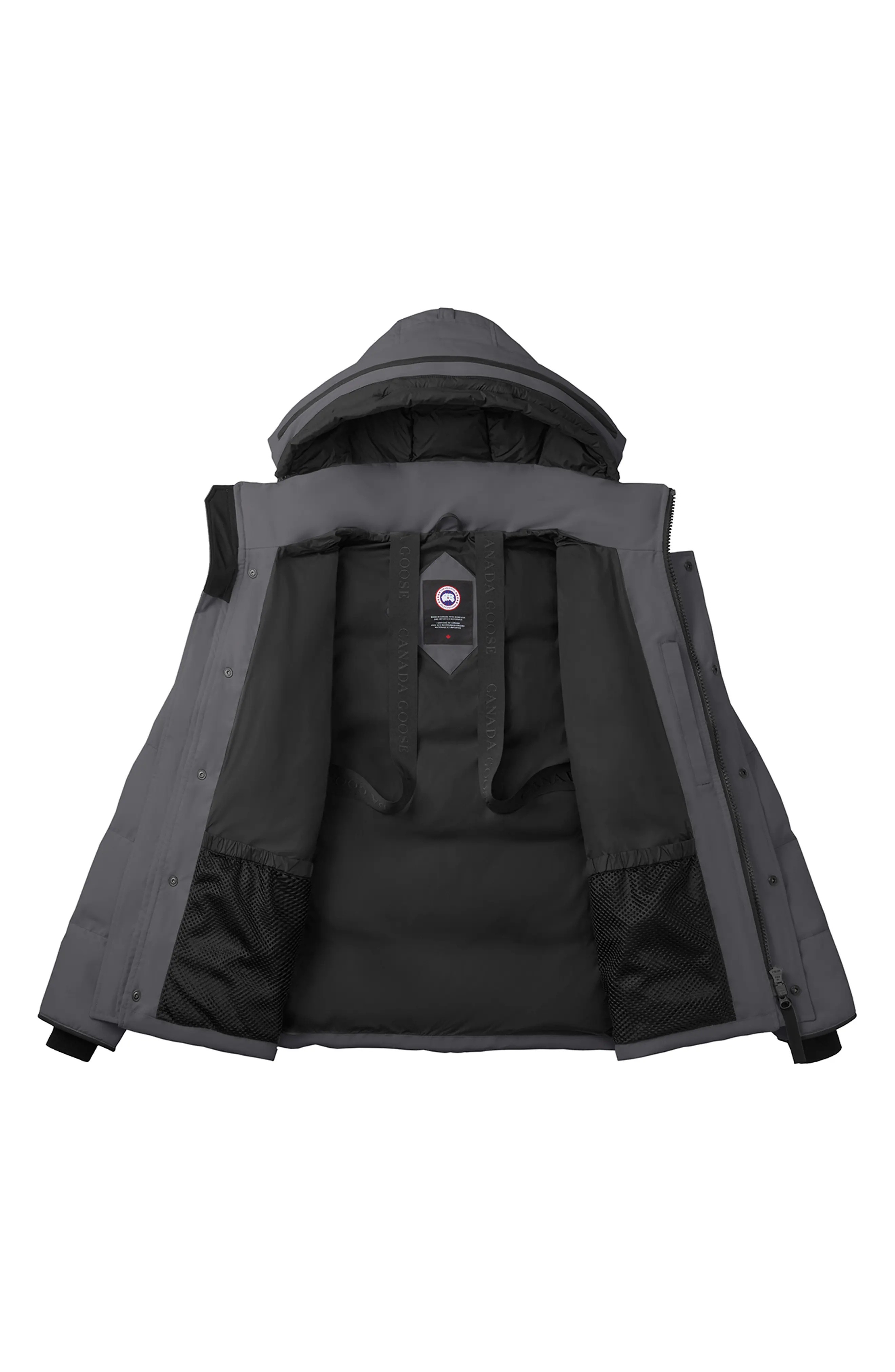 Canada Goose Wyndham Parka Black Label Coastal Grey