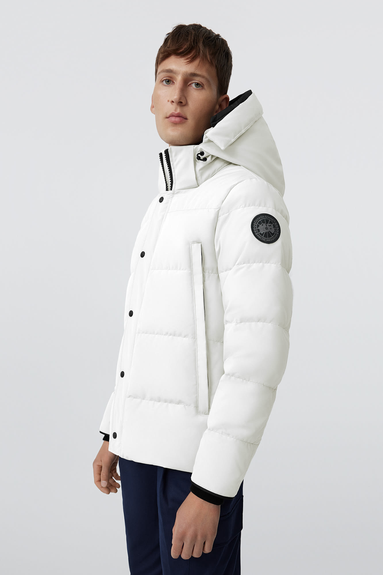 Canada Goose Wyndham Parka Black Label North Star White