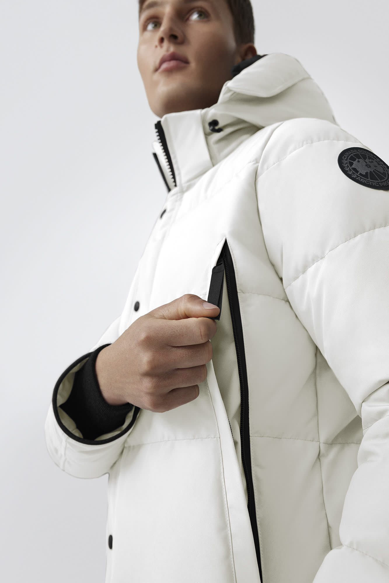 Canada Goose Wyndham Parka Black Label North Star White