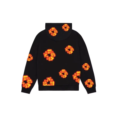 Denim Tears x Offset Wreath Hoodie Black 02