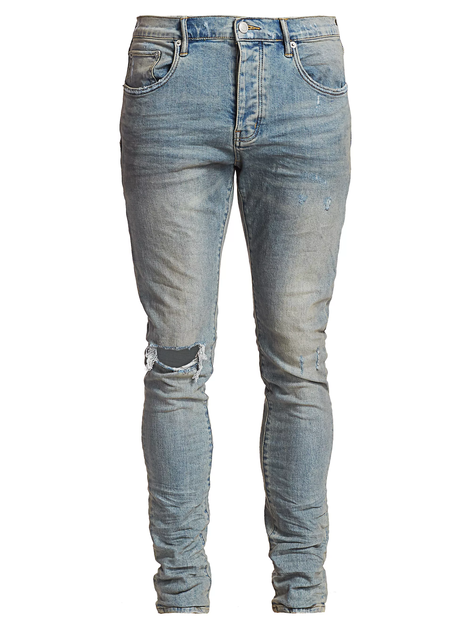 Purple Brand fashion jeans Blue Dirty Wax