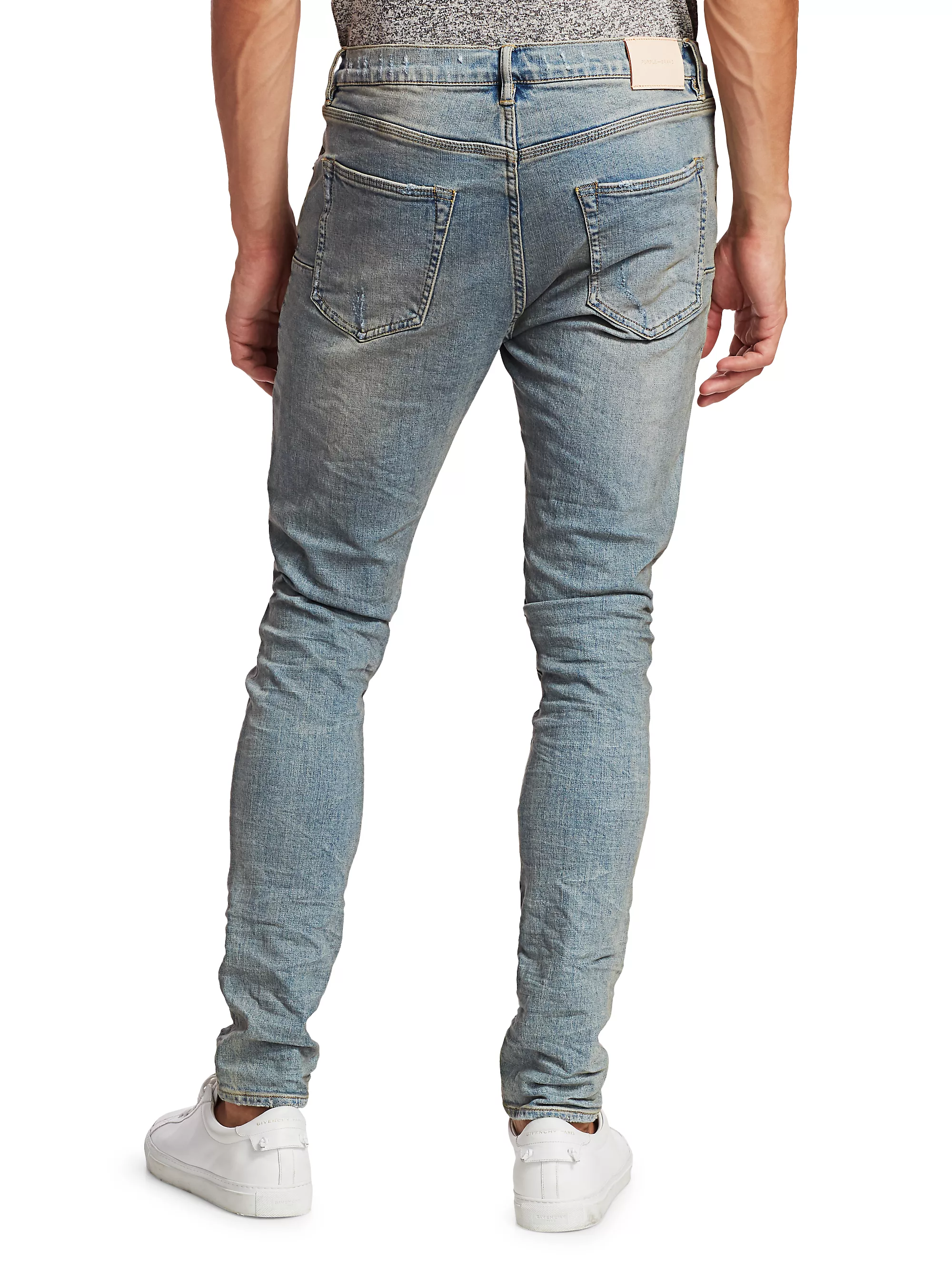 Purple Brand fashion jeans Blue Dirty Wax