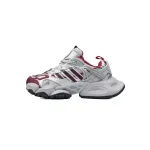  Adidas XLG Runner Deluxe Silver wine red