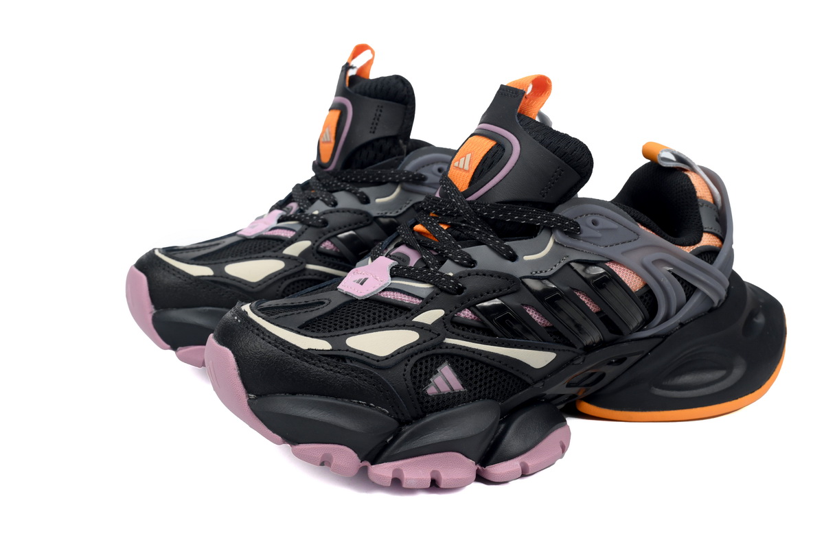 Adidas XLG Runner Deluxe Black fragrant taro and orange