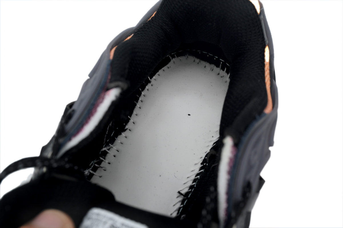 Adidas XLG Runner Deluxe Black fragrant taro and orange