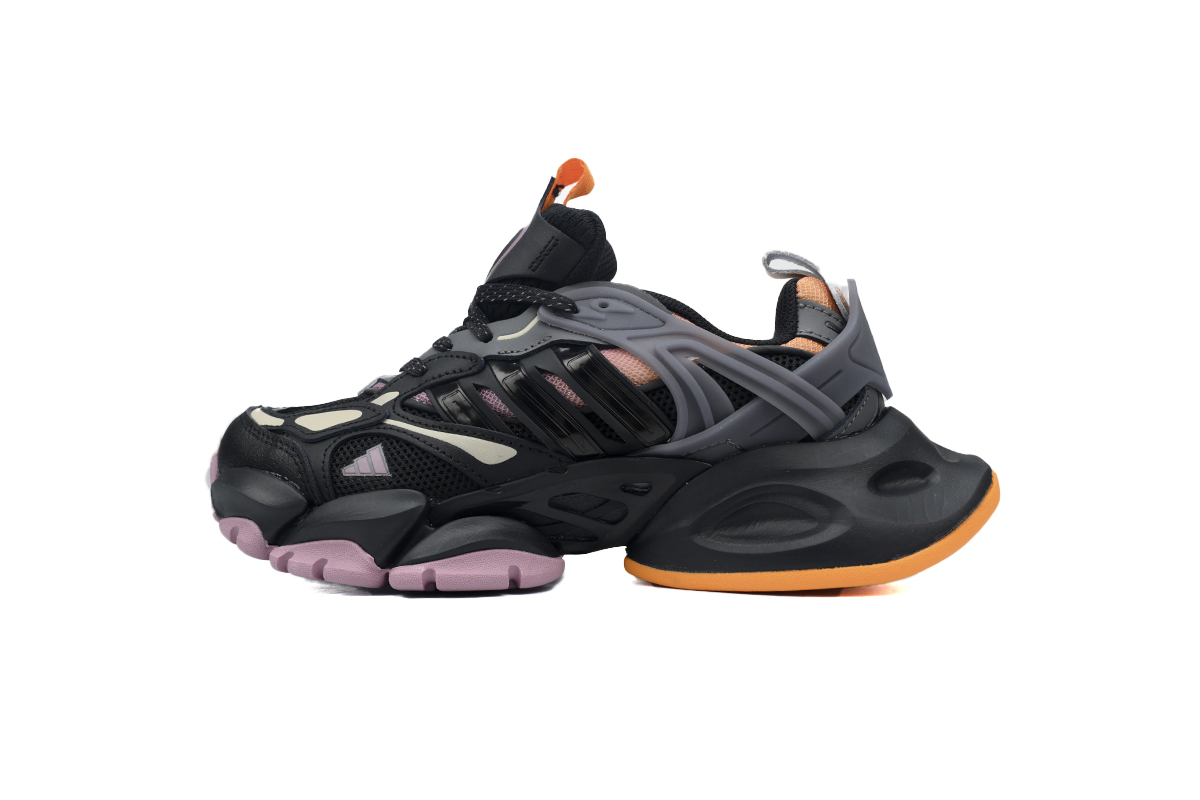 Adidas XLG Runner Deluxe Black fragrant taro and orange