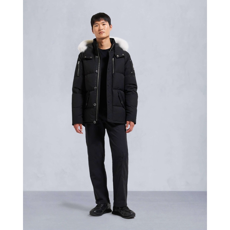Moose Knuckles ORIGINAL 3Q FUR Black/Whites