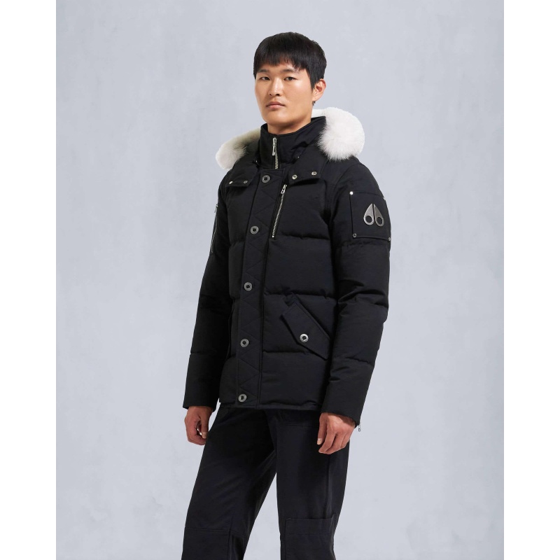 Moose Knuckles ORIGINAL 3Q FUR Black/Whites