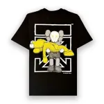 Off White x Kaws - T Shirt Black