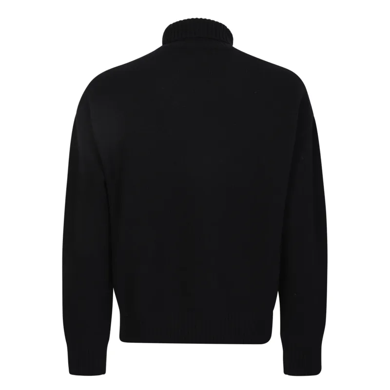 AMI Paris Ami de Coeur Roll Neck Jumper