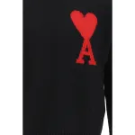 AMI Paris Ami de Coeur Roll Neck Jumper
