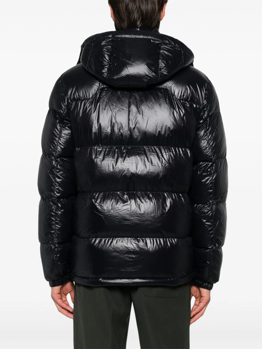 Polo Ralph Lauren The Gorham Glossed Down Jacket Black Glossy