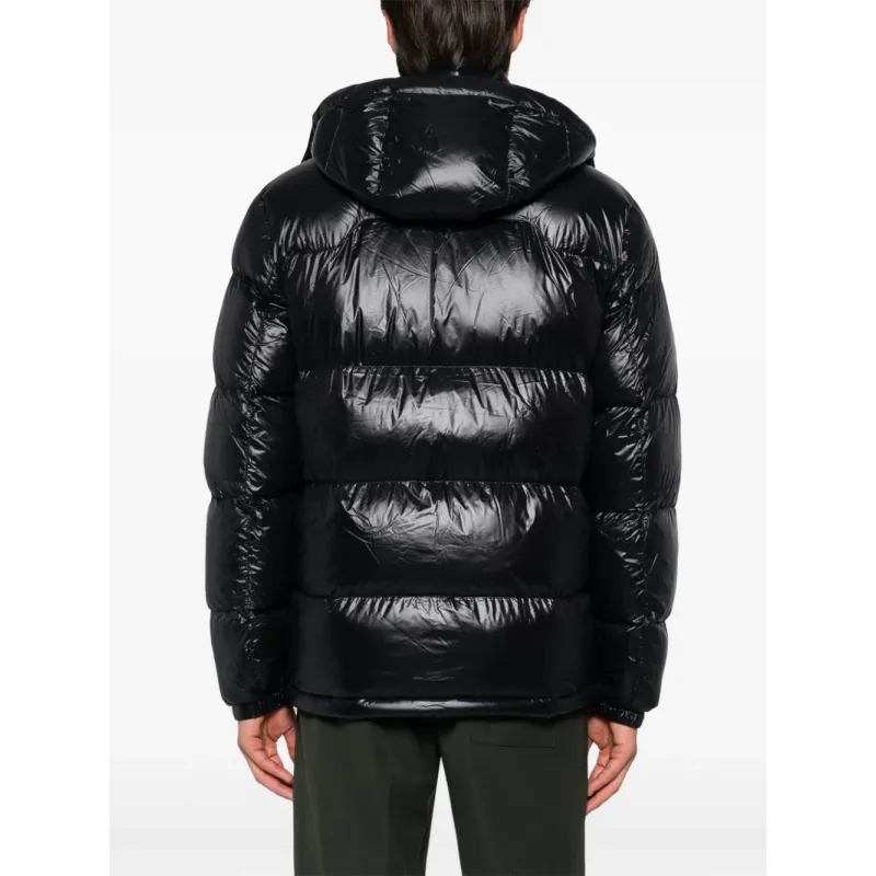 Polo Ralph Lauren The Gorham Glossed Down Jacket Black Glossy