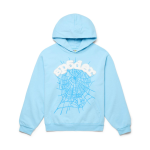 Sp5der Hoodie Sky Blue