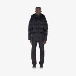 Burberry Hooded Puffer Jacket with Hood Blue