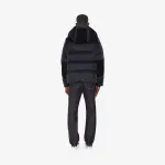 Burberry Hooded Puffer Jacket with Hood Blue