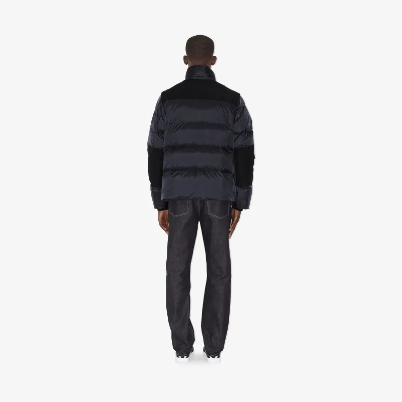 Burberry Hooded Puffer Jacket with Hood Blue
