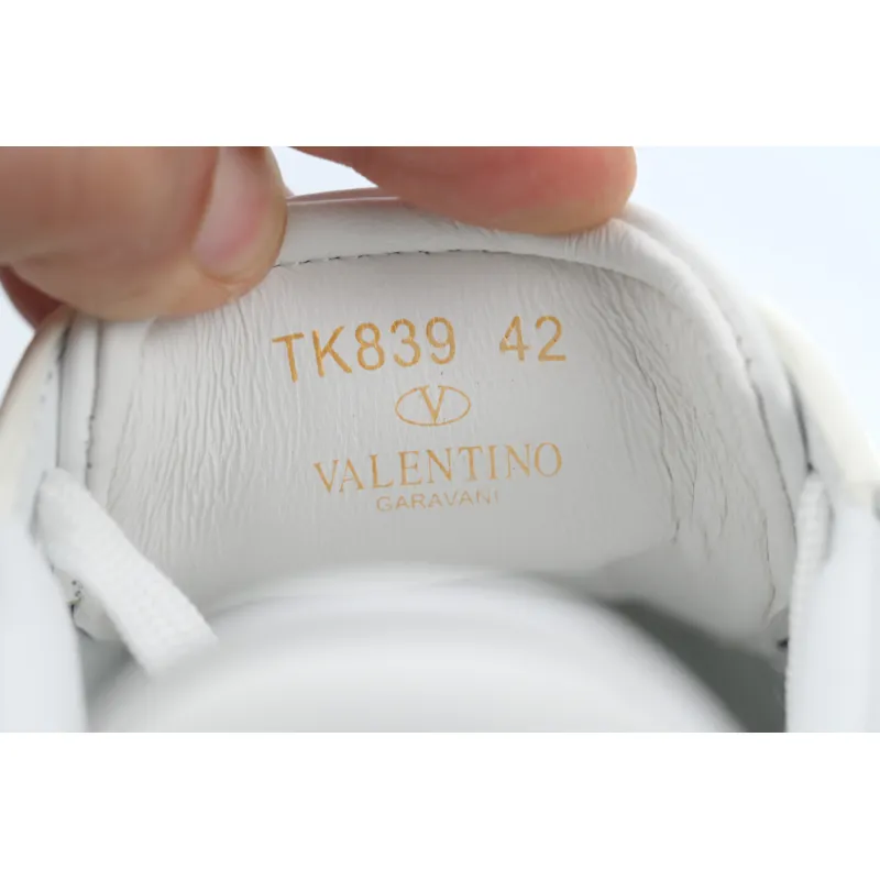 Valentino Rockstud White Blue
