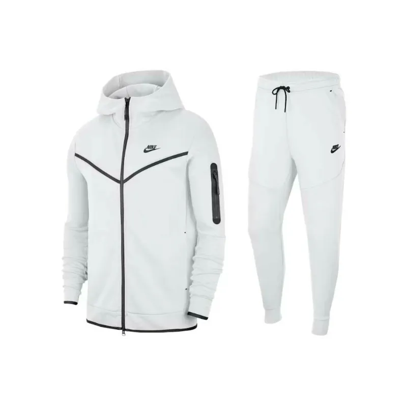 Nike Sportswear Tech Fleece Hoodie & Joggers Set White