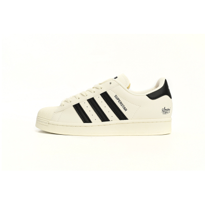 Adidas Superstar Shoes White AS Co branded White Black GZ2203 01