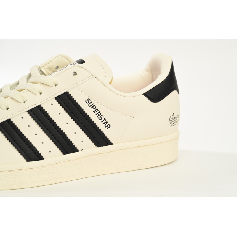Adidas Superstar Shoes White AS Co branded White Black GZ2203