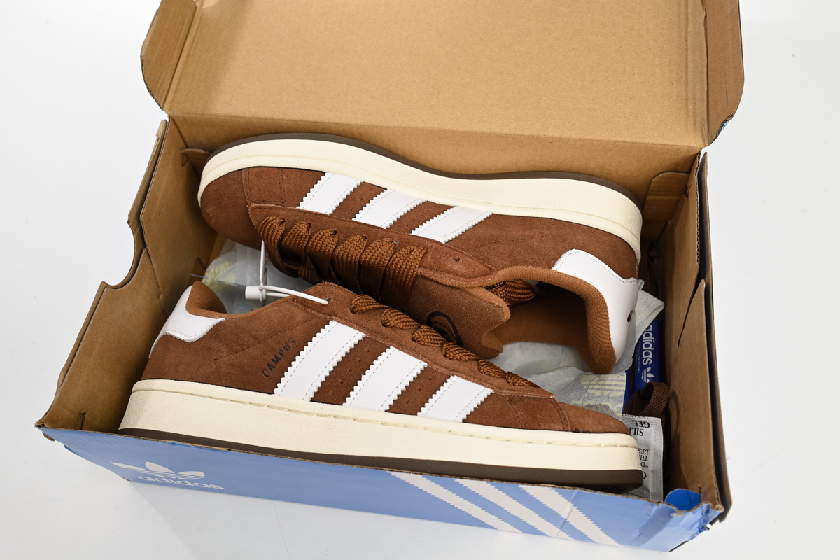 Adidas Superstar Shoes White Black Brown GY6433