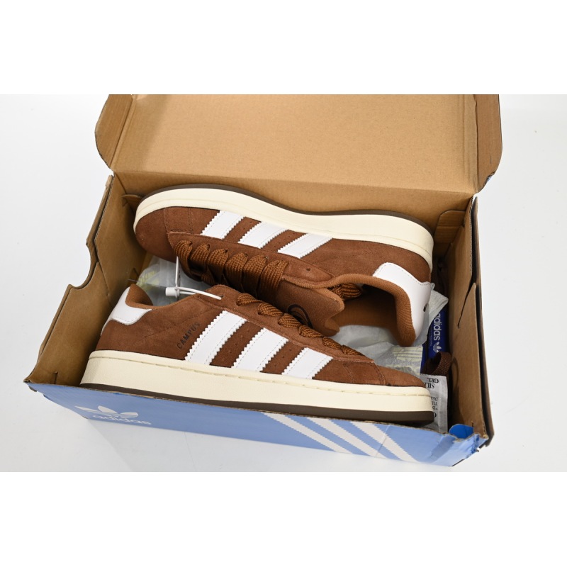 Adidas Superstar Shoes White Black Brown GY6433 