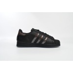 Adidas Superstar Shoes White Black Gold Black FZ6003