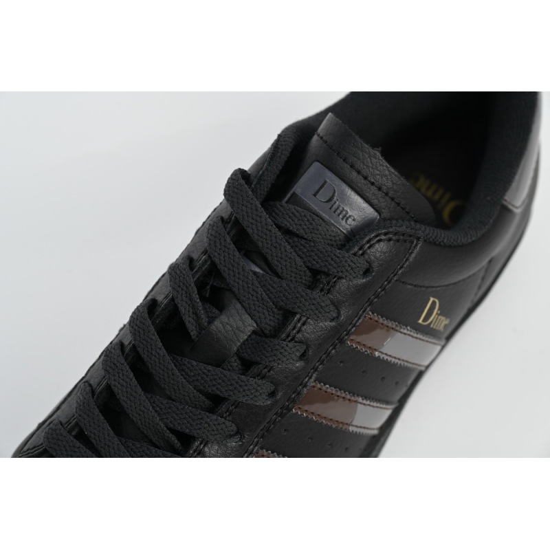 Adidas Superstar Shoes White Black Gold Black FZ6003