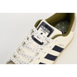 Adidas Superstar Shoes White Grey Blue IG3852