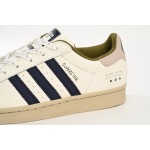 Adidas Superstar Shoes White Grey Blue IG3852