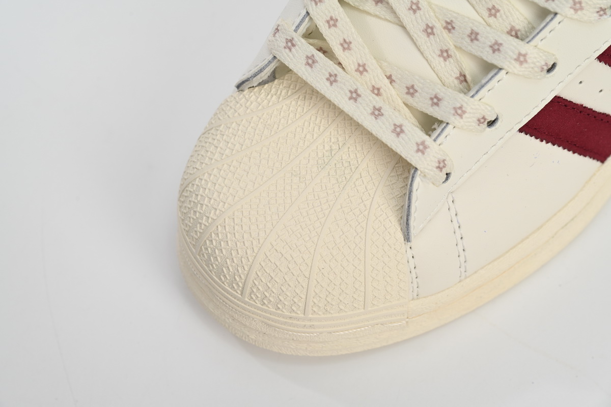 Adidas Superstar Shoes White Pink IG3853