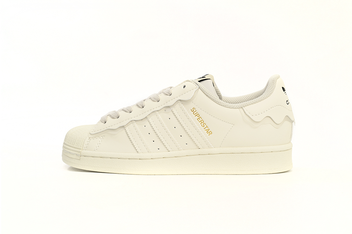 Adidas Superstar Shoes White White Cream GW4441