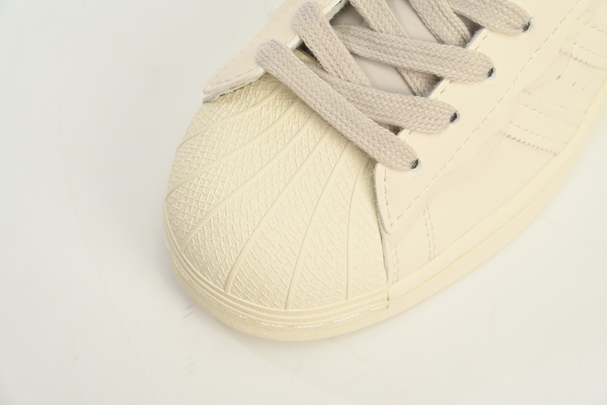 Adidas Superstar Shoes White White Cream GW4441
