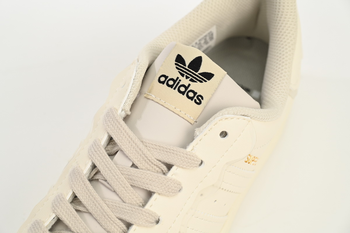 Adidas Superstar Shoes White White Cream GW4441