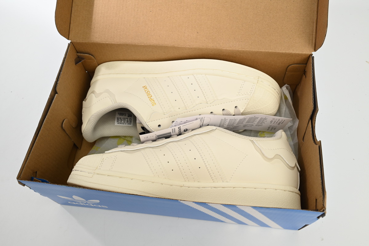 Adidas Superstar Shoes White White Cream GW4441