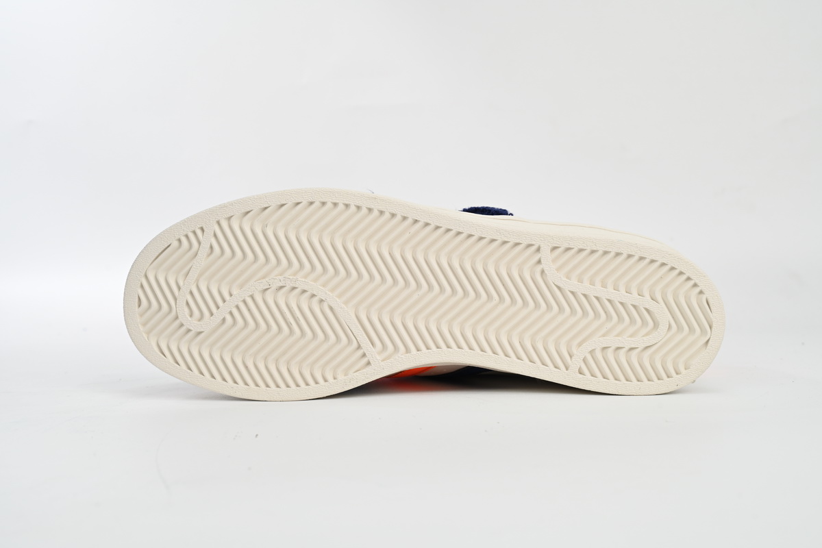Adidas Superstar Shoes White Black Gold White Red HQ4403