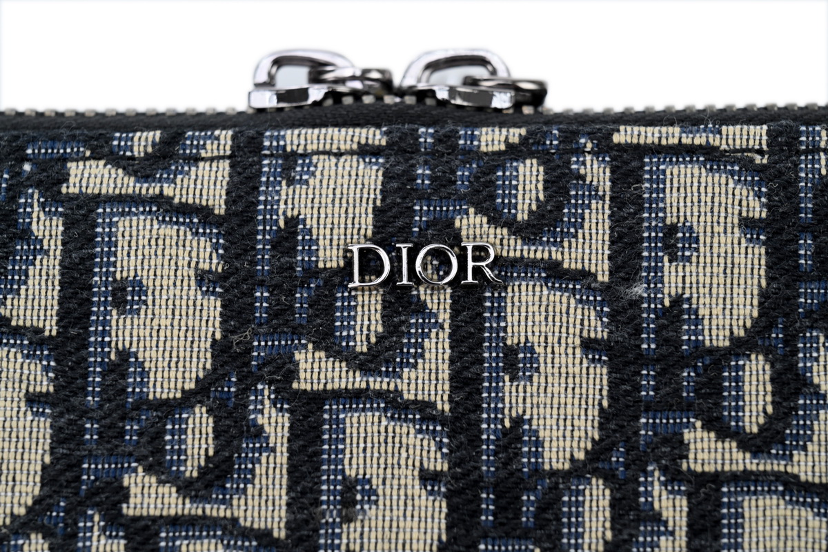Dior Oblique classic embroidery monogram full print with shoulder strap