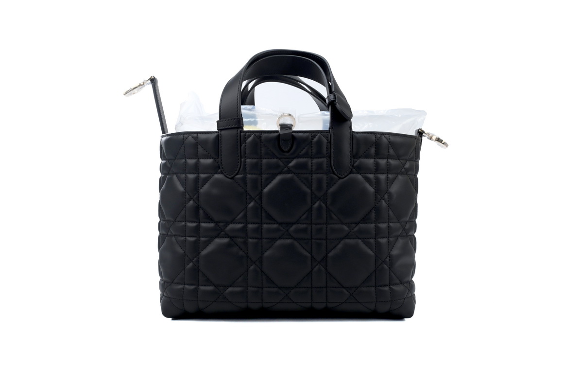 DIOR Toujours series gold pendant lace-up closure rattan pattern