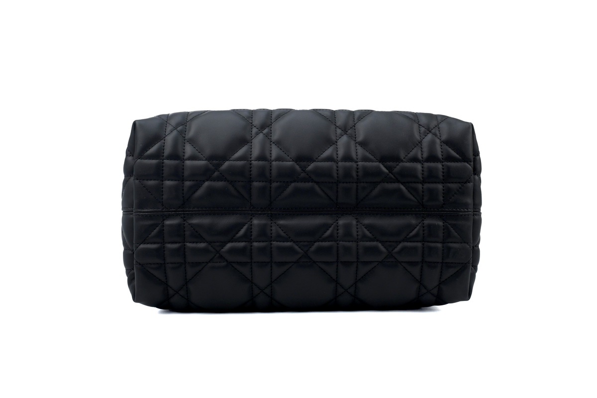DIOR Toujours series gold pendant lace-up closure rattan pattern