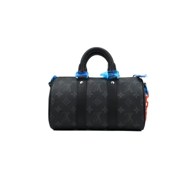 Louis Vuitton keepall Bandouliere 35 coated canvas tote 01